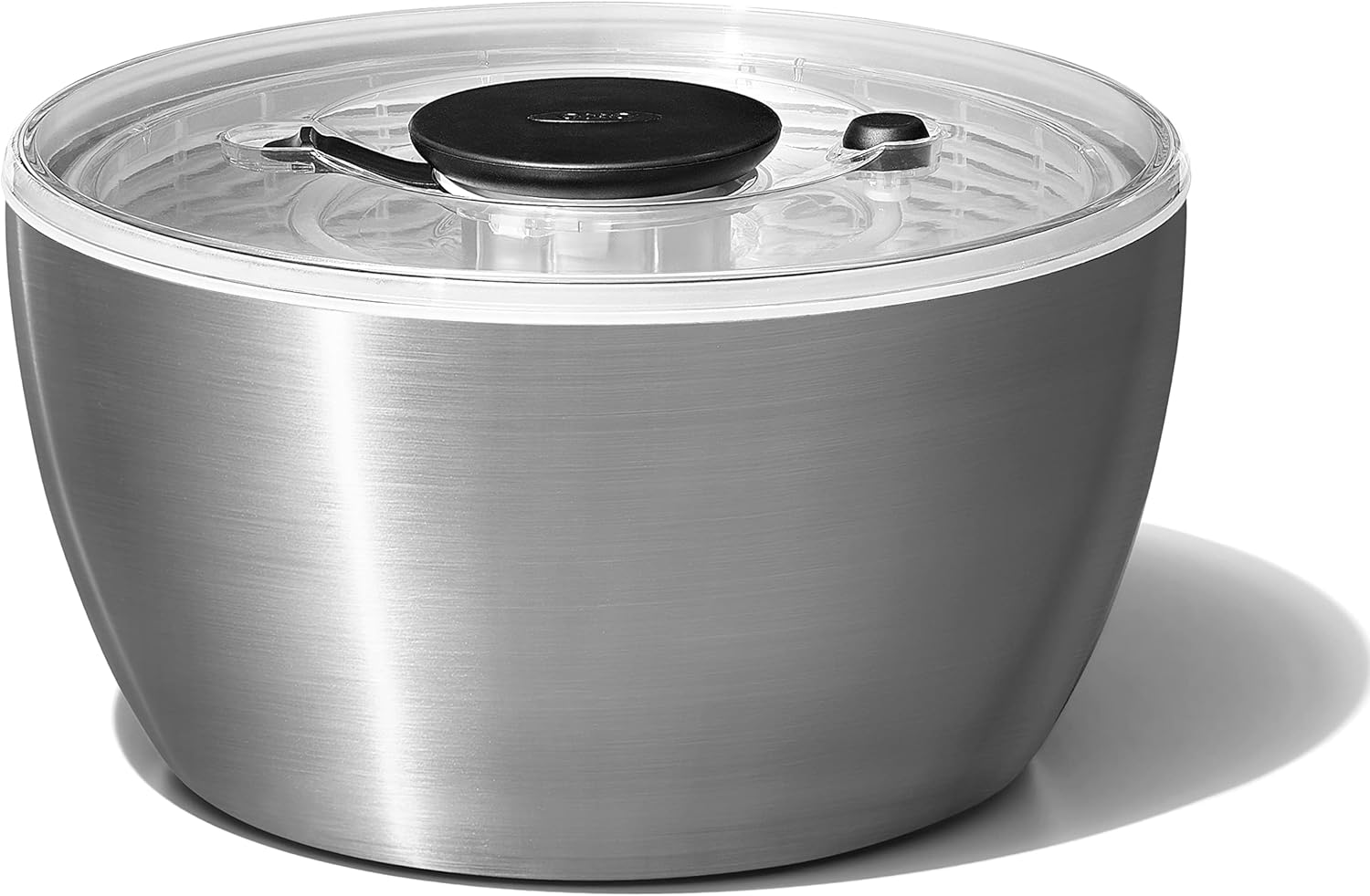 Oxo - Essoreuse à salade inox - grande capacité, poignée antidérapante - 1071497