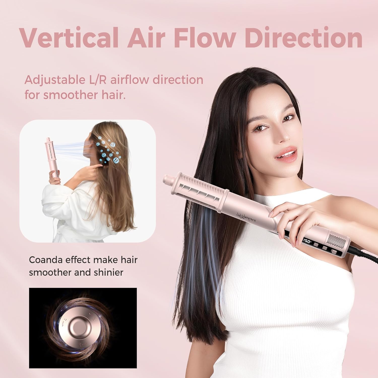 Atopskins - Air Styler 8 en 1, 1400W, 110000 U/Min, sèche-cheveux multifonction
