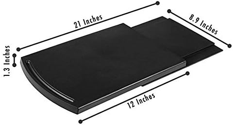 Plateaux coulissants cuisine - lot de 2 - étagères à roulettes, gain de place