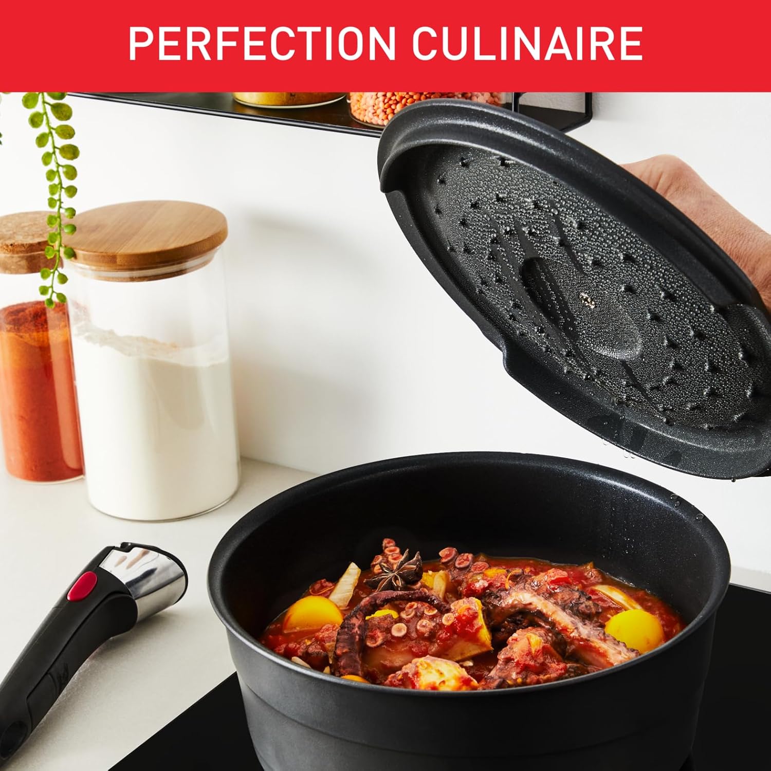 Tefal - Ingenio Inspiration - lot 6 pièces induction, poignée amovible, L867S604