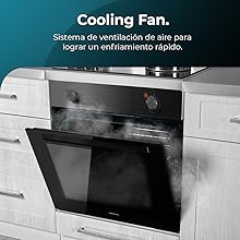 Energy class A / Steam Assist / Steam EasyClean / Cooling Fan / Steam Base X2 / Porte Full Glass