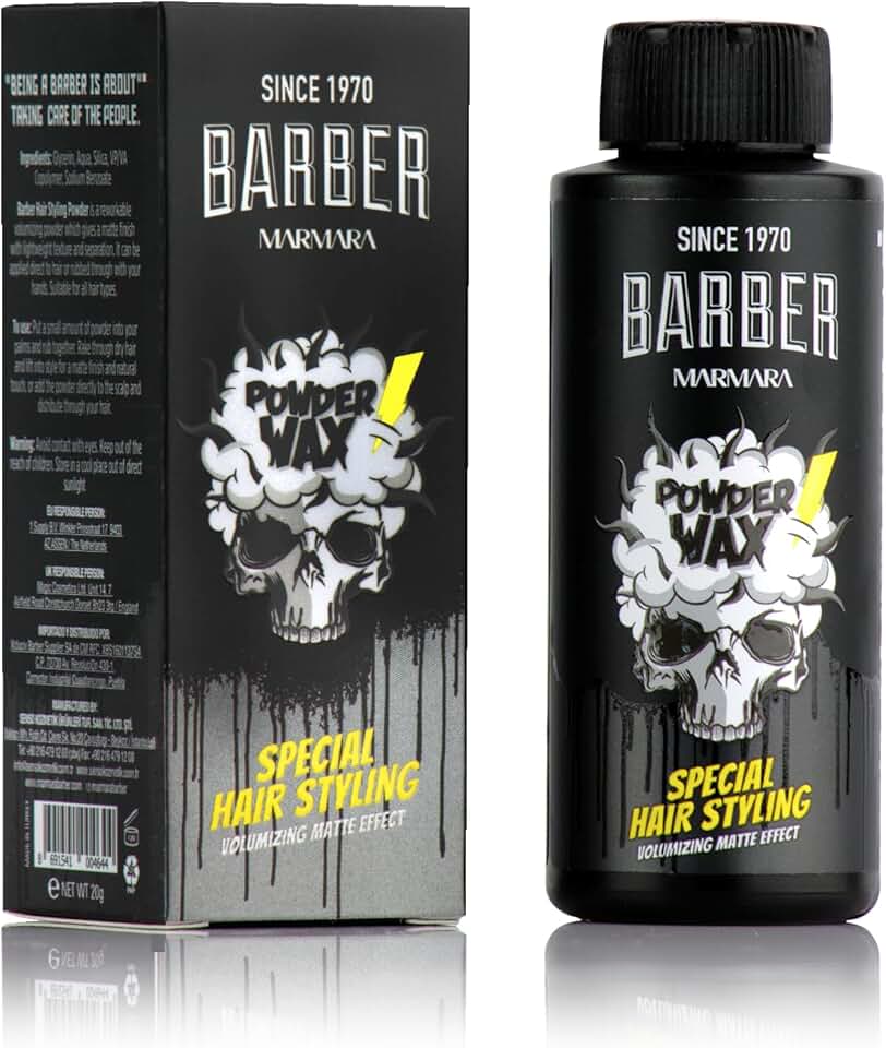 Barber Marmara - poudre coiffante - 20g - texture matte, volume cheveux