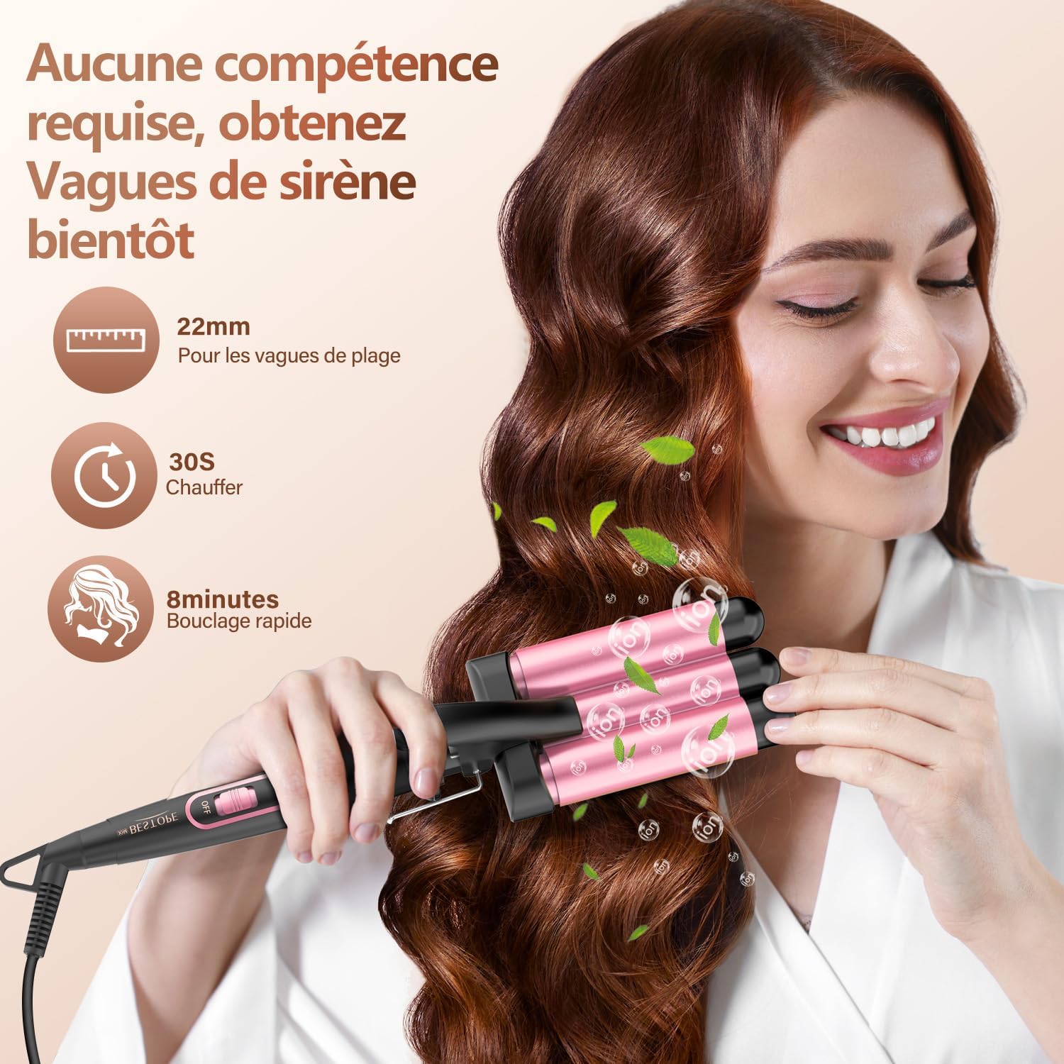 BESTOPE - Boucleur 3 Tête - 22mm - 2 températures, chauffe rapide