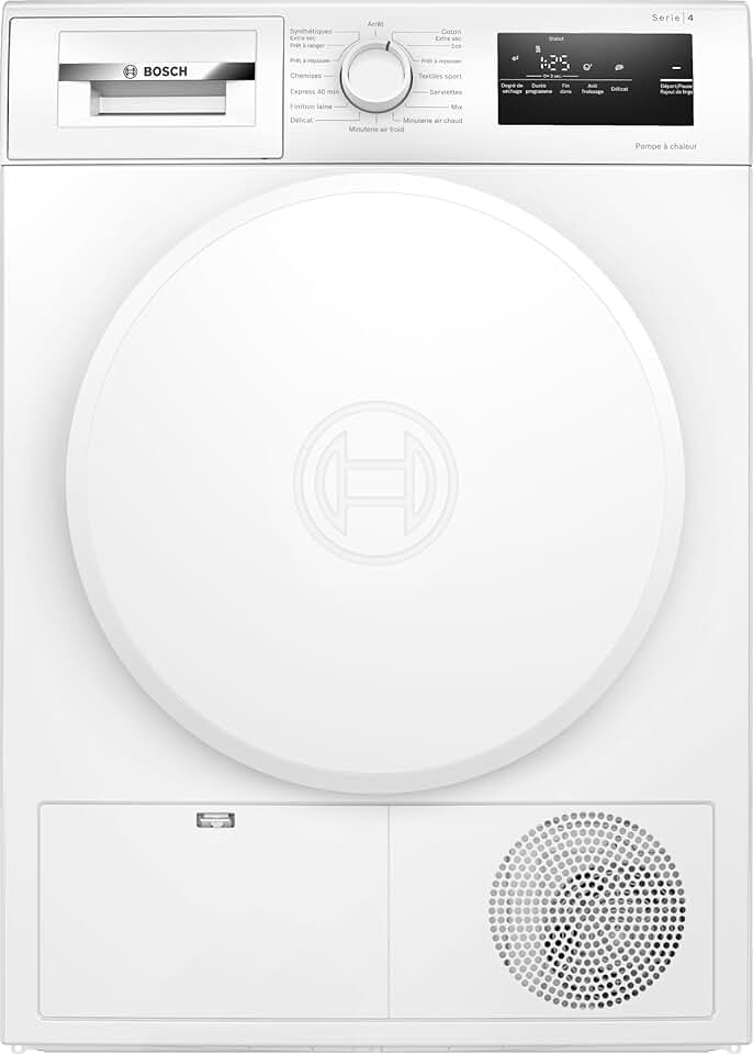 Bosch - Sèche-linge Série 4 8kg pompe à chaleur compact - WTH8300DFR