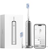 Plusieurs vues d'un routeur WiFi ou d'un périphérique réseau Silver ainsi que des captures d'écran de l'interface de l'application pour smartphone montrant les options de configuration et de configuration.