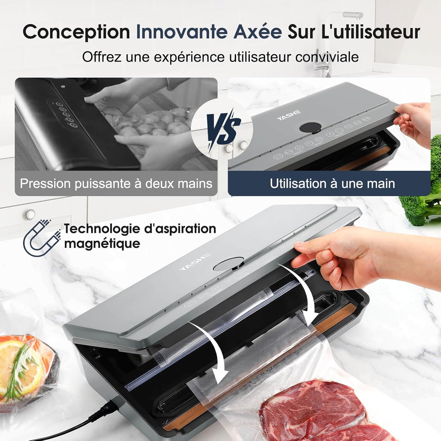 Compris. Veuillez me fournir les titres de produits à reformuler.