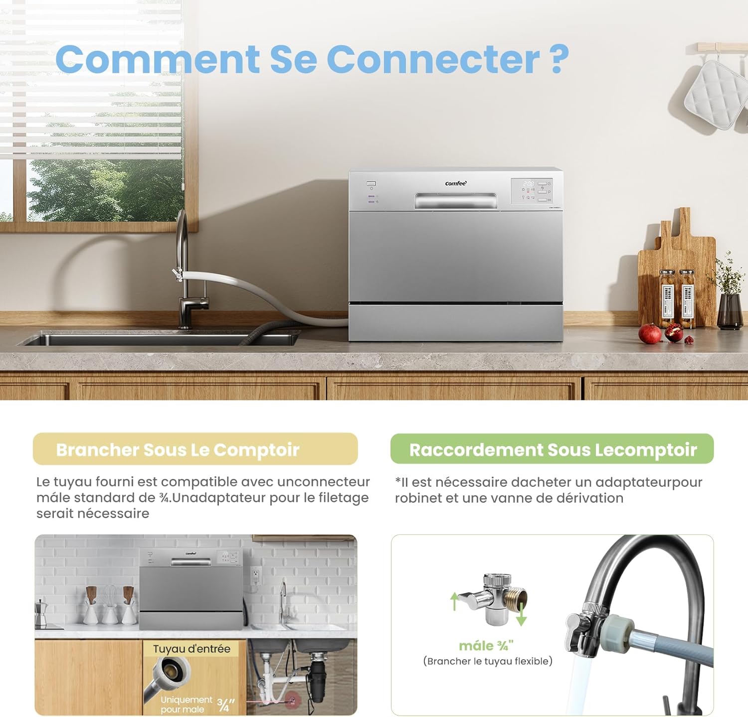 COMFEE -  compact 6 couverts