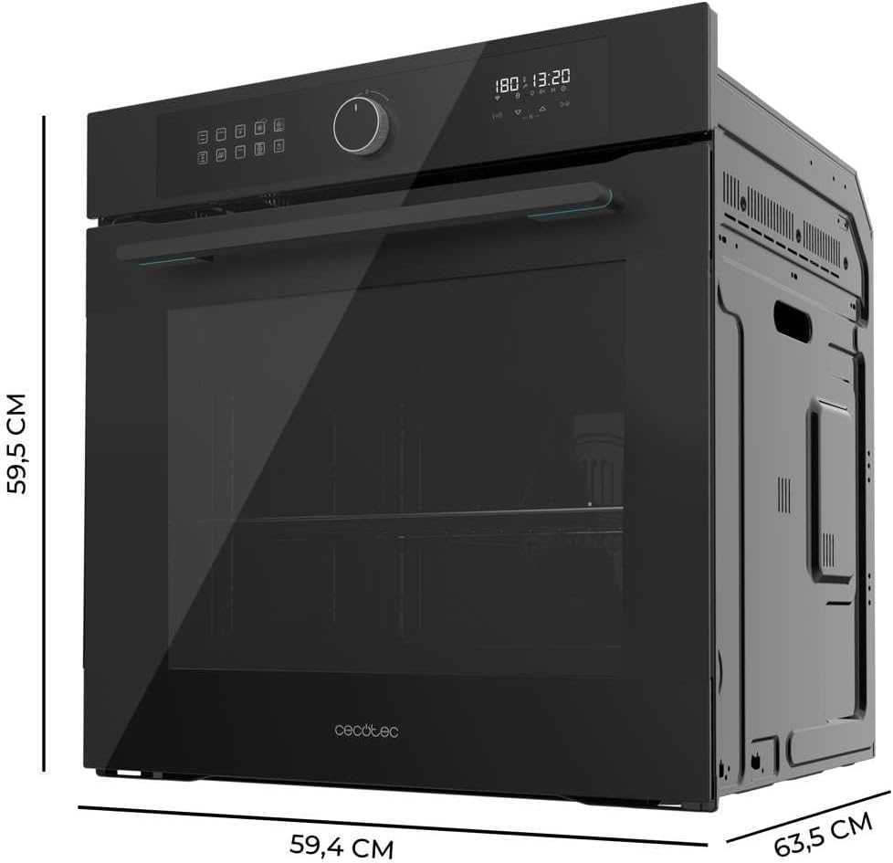 Cecotec - Bolero Hexa, 60 cm, 81L, Airfryer, Vapeur, 3D, 3400W, AF316000