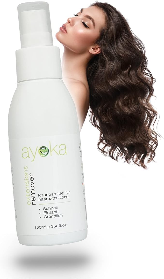 Dissolvant spray pour extensions cheveux, extra fort, 100ml, kératine, rubans tape