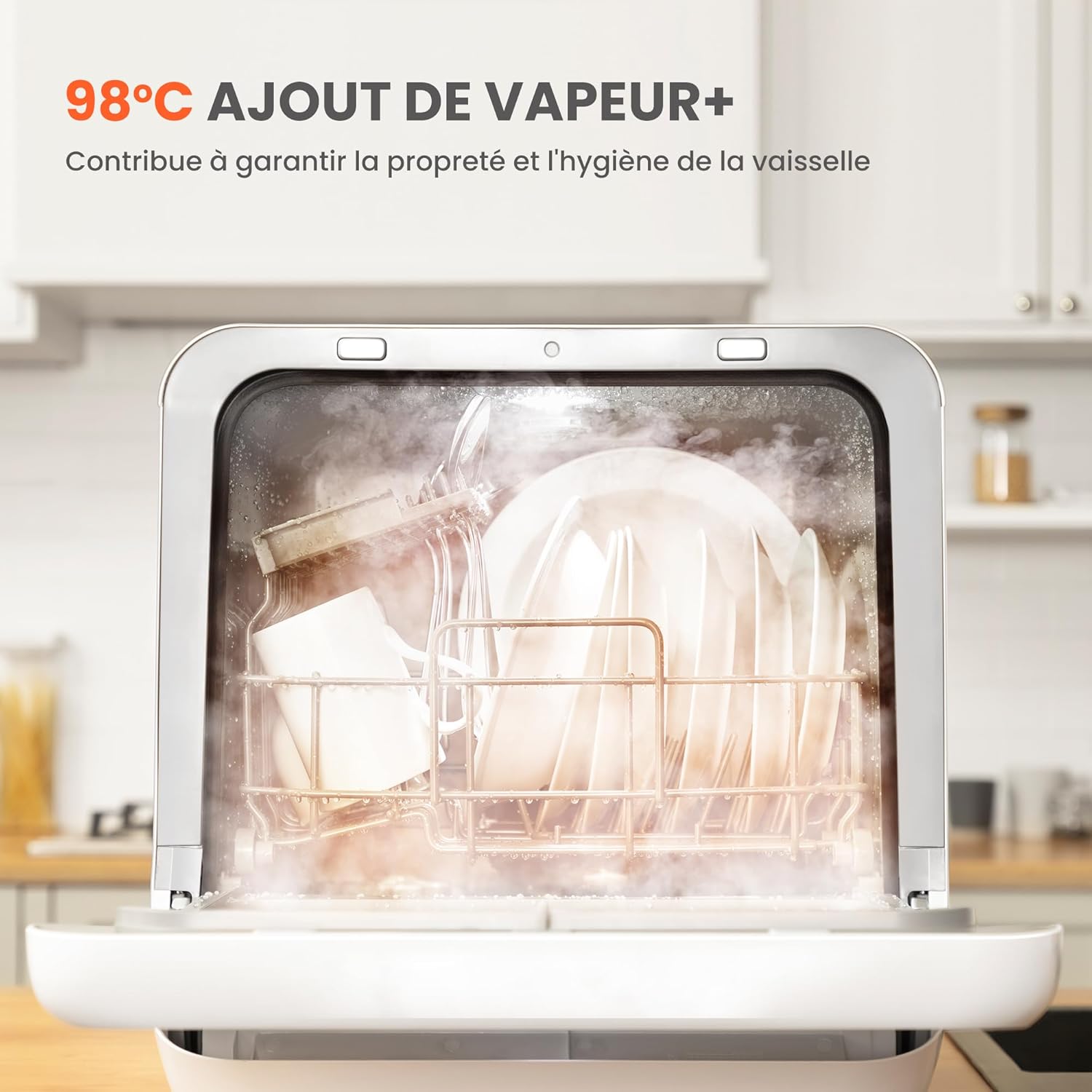 COMFEE’ -  6 programmes, vapeur, TD305-WH