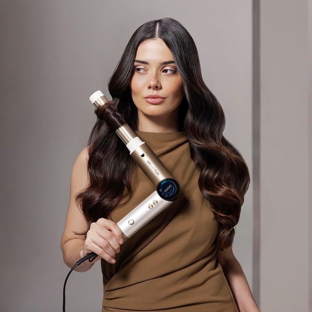 Cecotec - Styler Cheveux AirGlam 14in1, 1400W, 14 têtes, écran, Coanda, moteur brushless