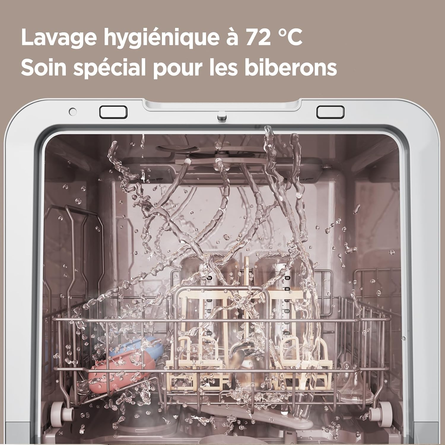 COMFEE' - compact 3 couverts - 7 programmes, écran LED,