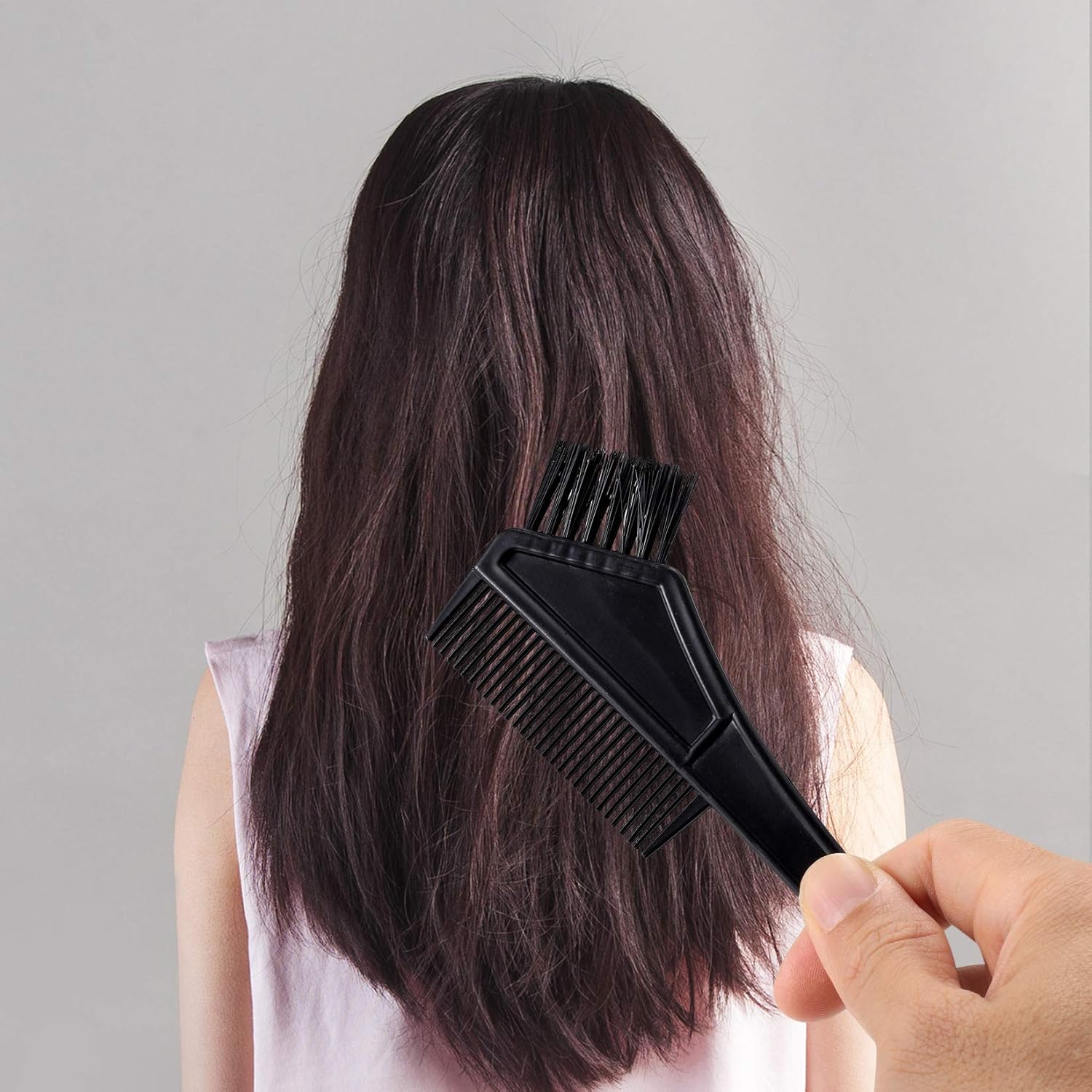 Kit de coloration cheveux - accessoires DIY - 22 pièces - pinceaux, pinces, gants