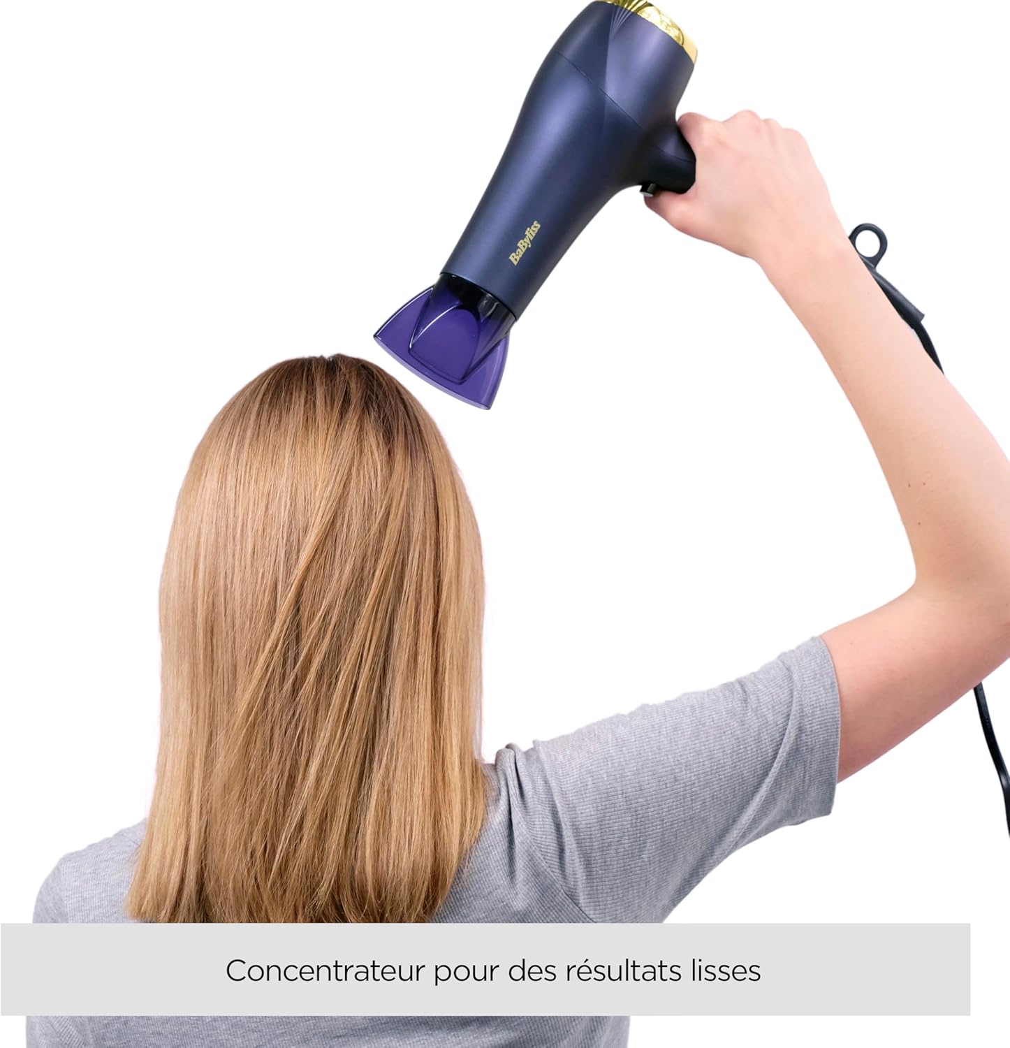BaByliss - Midnight Luxe - 2300W, ionique, 3 températures, léger - 5781PE