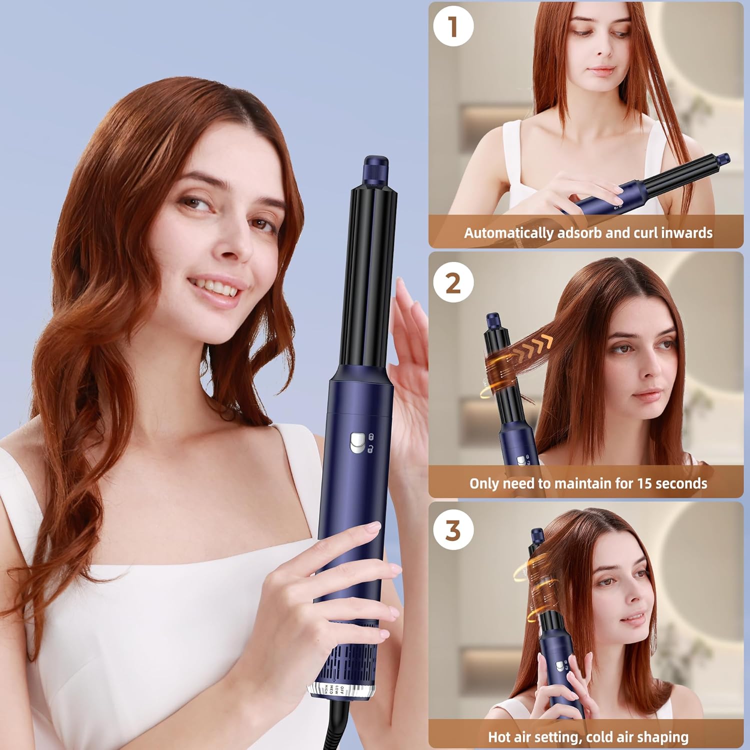 Brosse soufflante - Air Styler Pro - 1000W - brushing, sèche cheveux, boucleur