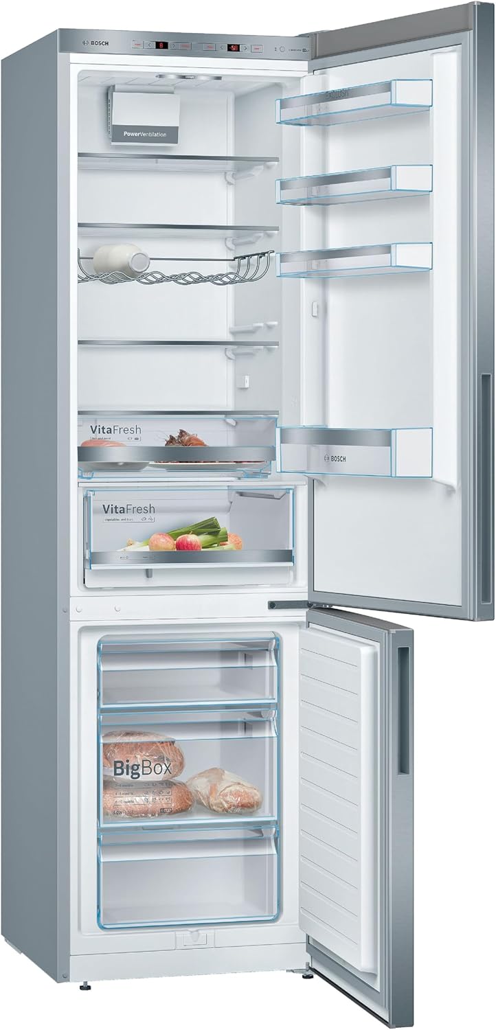 Bosch - combiné Série 6 - 201x60 cm - inox - KGE39ALCA