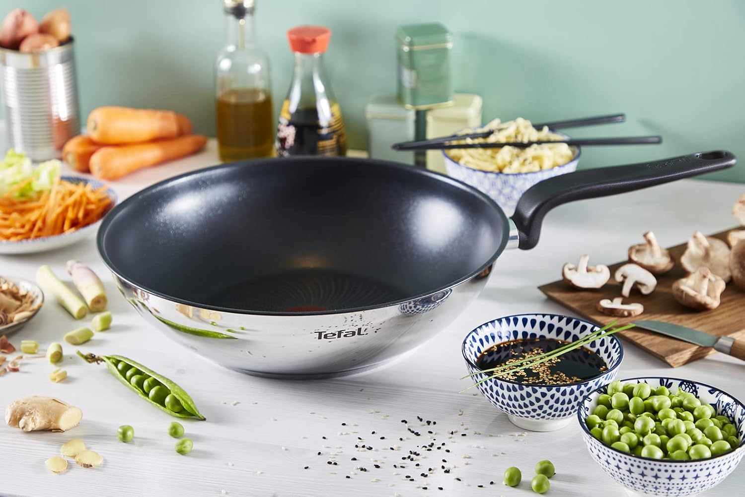 Tefal - Primary sauteuse 24cm inox, antiadhésif, induction, E3093204