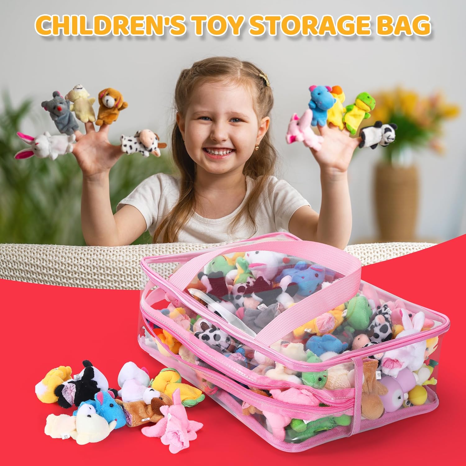 Sacs de rangement jouets - set 6 pièces - multicolore - compatibles Lego, organiseurs voyage enfants
