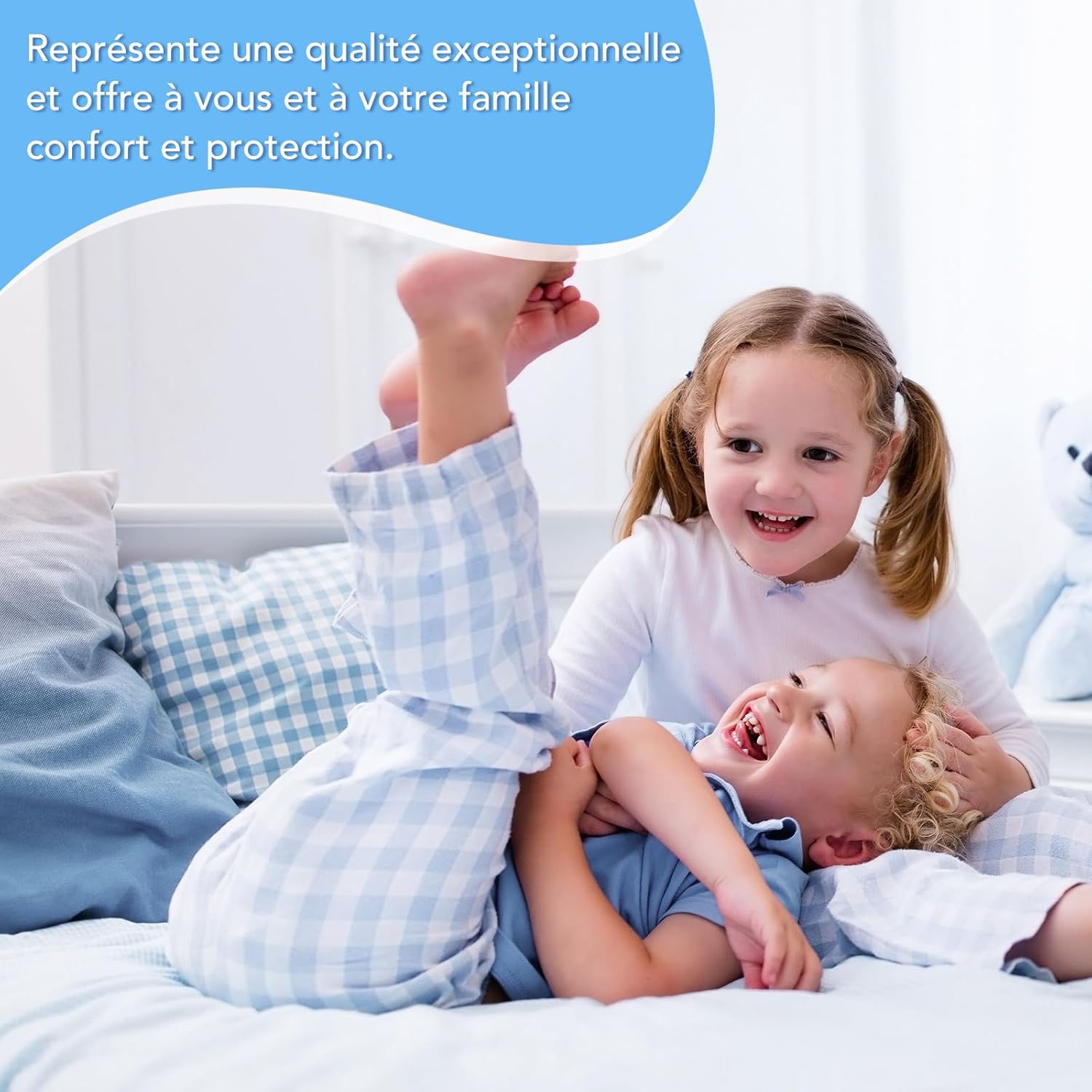 Matelas - ressorts ensachés 140x190 cm, 7 zones, 25 cm, réversible