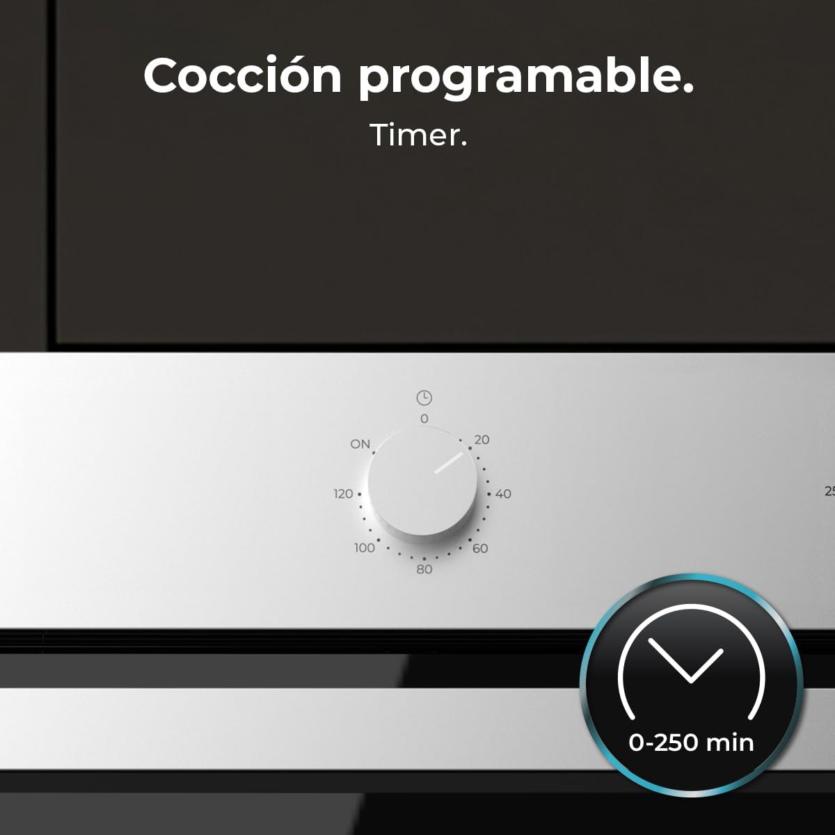 Cecotec - Four encastrable multifonctions, 70L, 6 modes, 2800W, classe A, M236000
