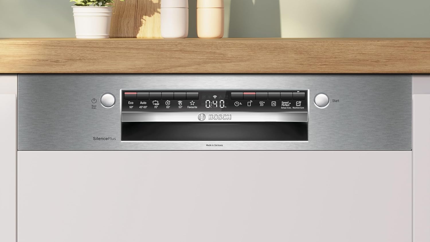 Bosch - Série 4 - 60 cm acier brossé