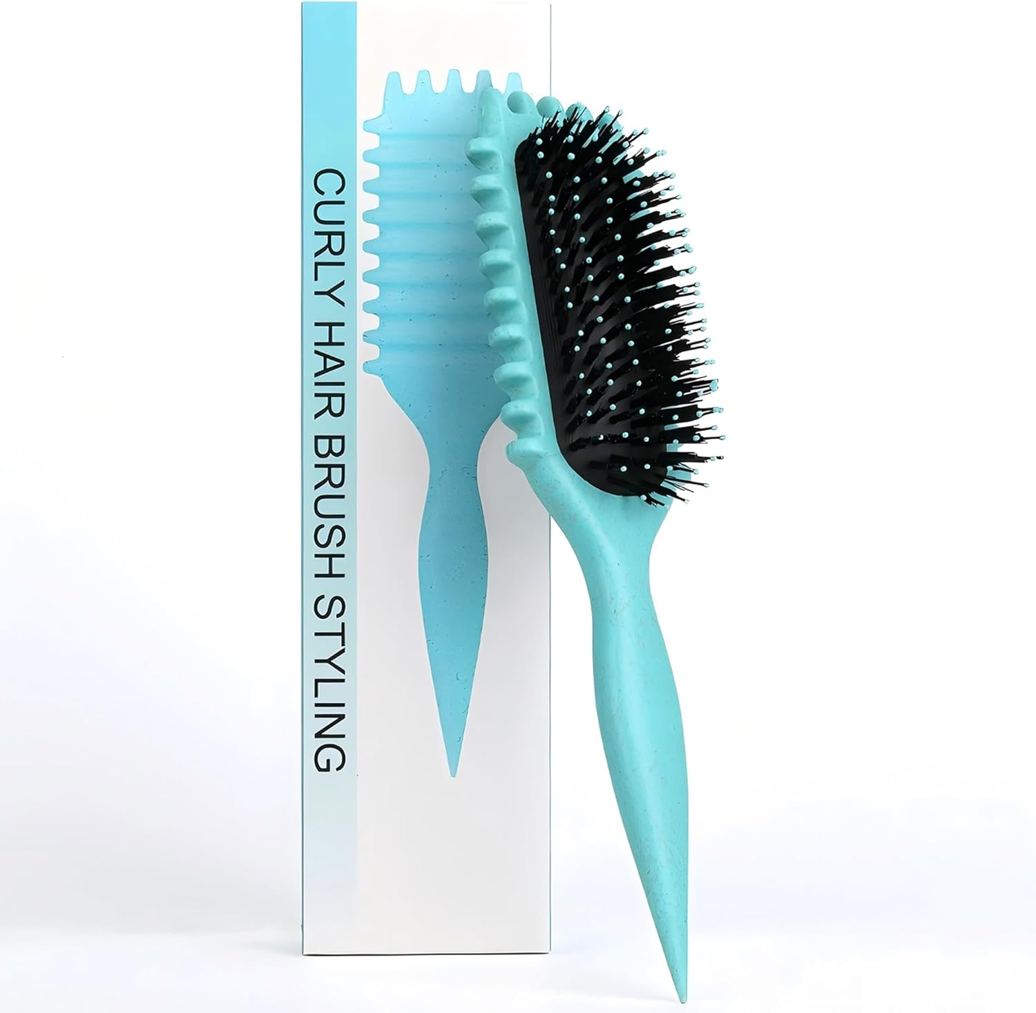 Brosse à boucler - coiffante 28cm - fixation et modelage des boucles