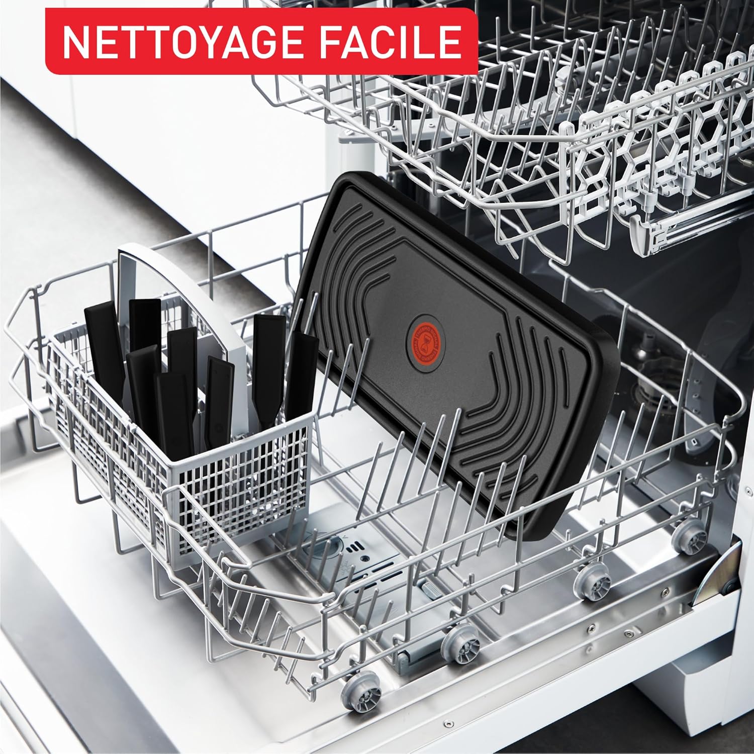 Tefal - Food & Co série - 8 pers - raclette multifonction intérieur/extérieur - RE650J10