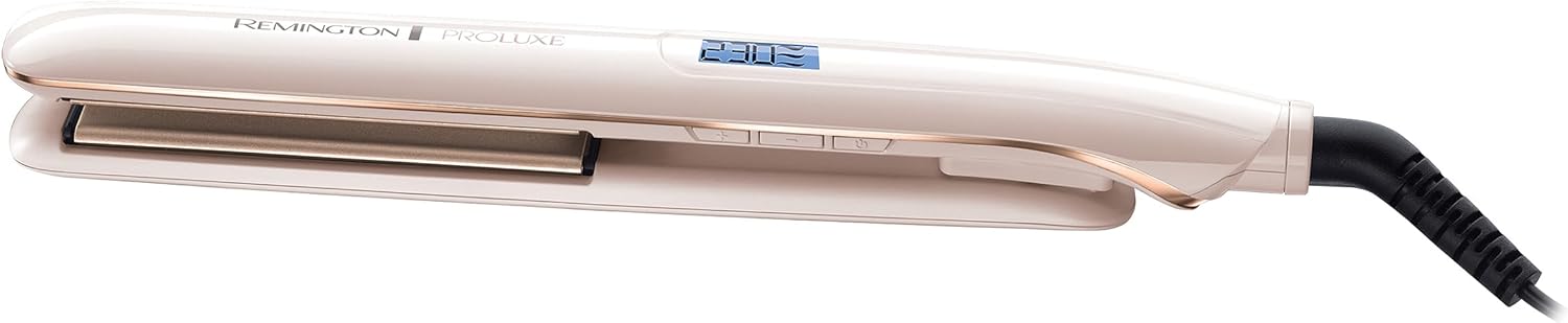Remington - PROluxe lisseur, céramique, LCD, 150-230°C, pochette S9100