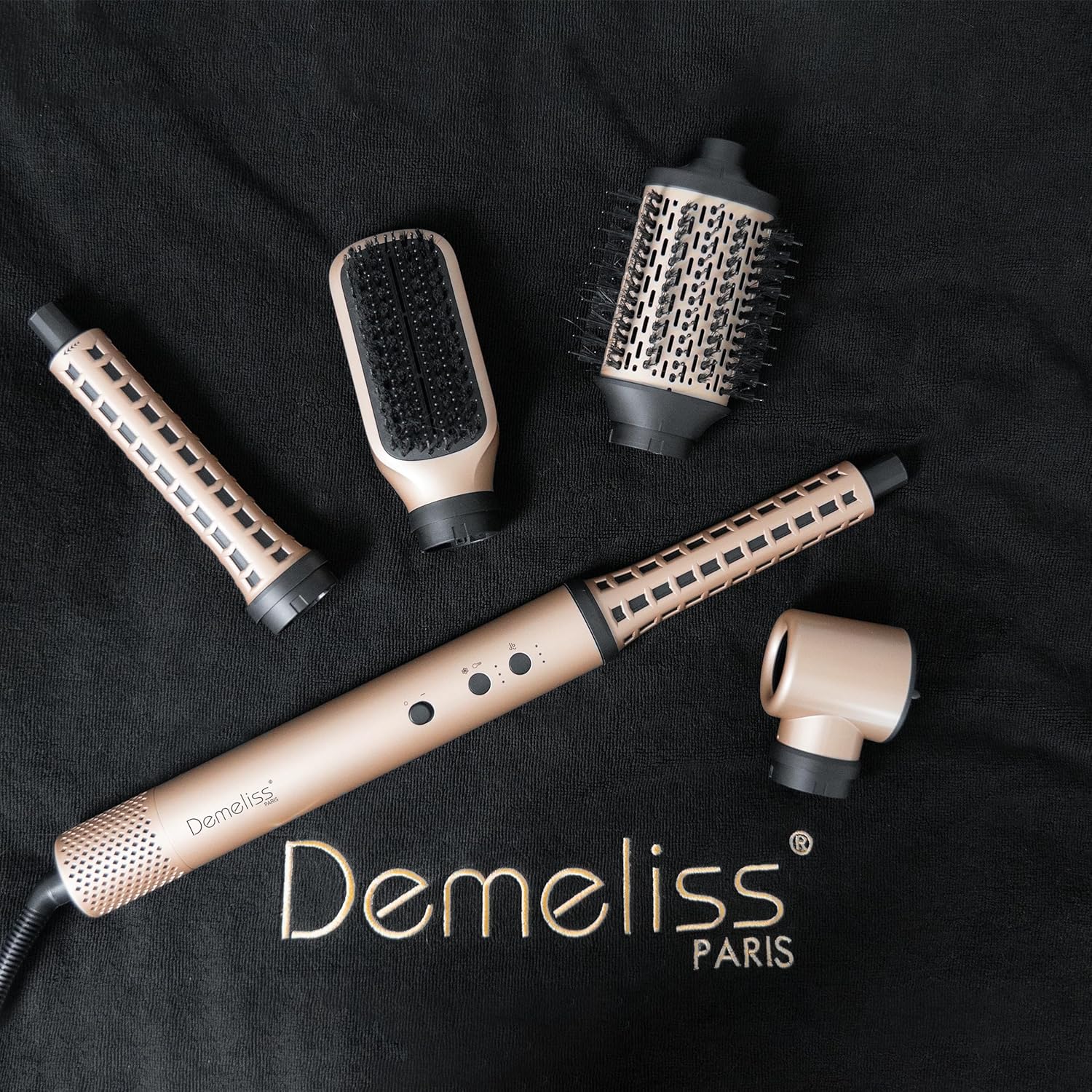 Saint Algue - Airflow Styler - brosse 4en1 compacte, puissante, 3 températures, tous cheveux