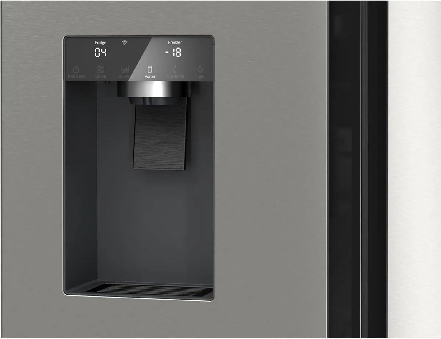 Bosch - série 6 - 183x90,5 cm - réfrigérateur américain inox 574 L - KFD96APEA