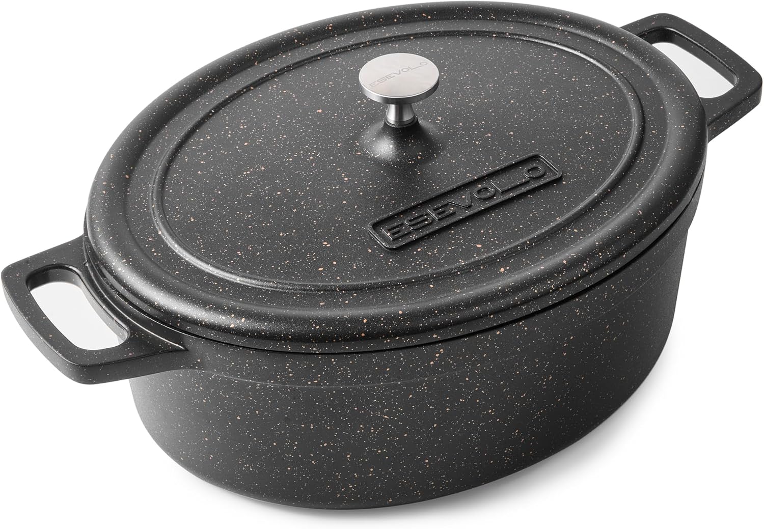 Faitout en fonte d’aluminium - 38cm 11L - antiadhésif, couvercle