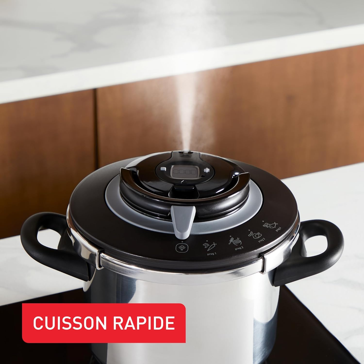 SEB - Clipso+ CHEF - 10L - cocotte-minute induction, 4 programmes, P4551500