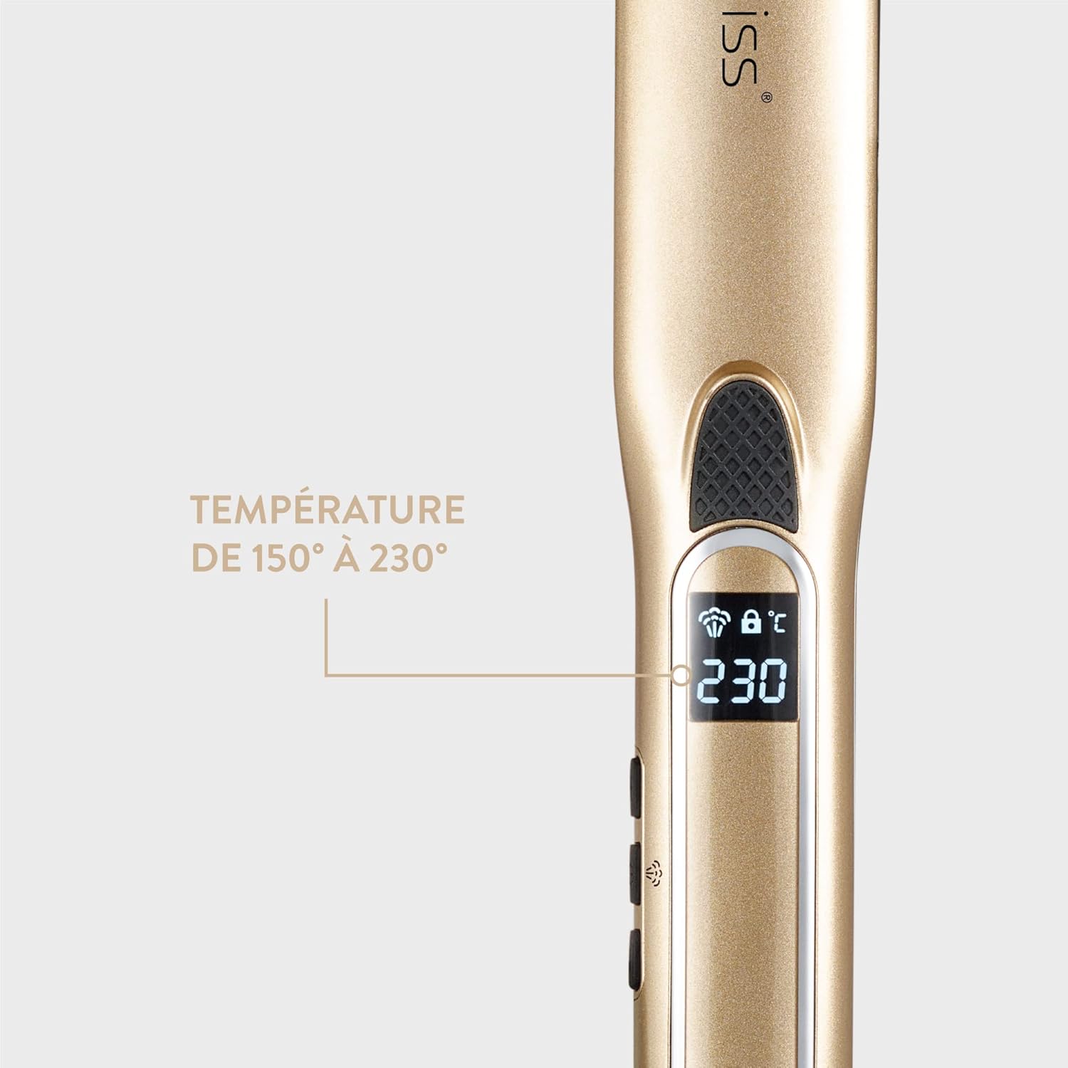 Demeliss - Titanium V2.0 - plaques fines, vapeur puissante, 2en1 lisseur/boucleur
