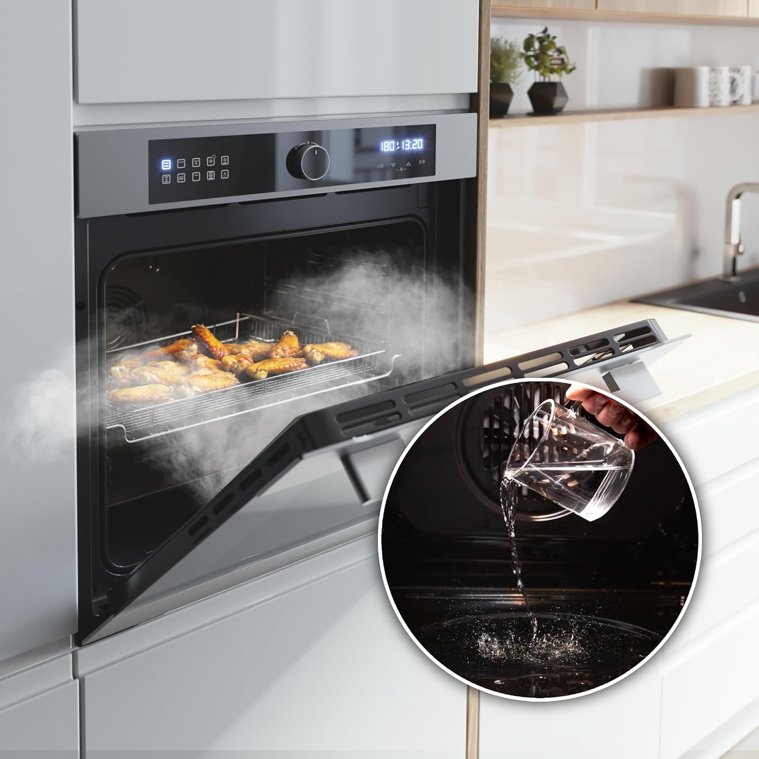 Cecotec - Bolero Hexa série 60 cm - four multifonction 81L Airfryer, 11 fonctions, 3400W, AF316000