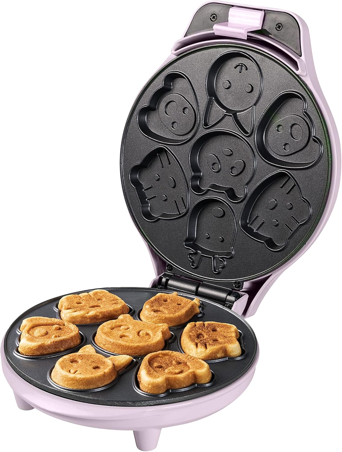 Bestron - mini cookies & gaufres, 700W, revêtement antiadhésif, AAW700P
