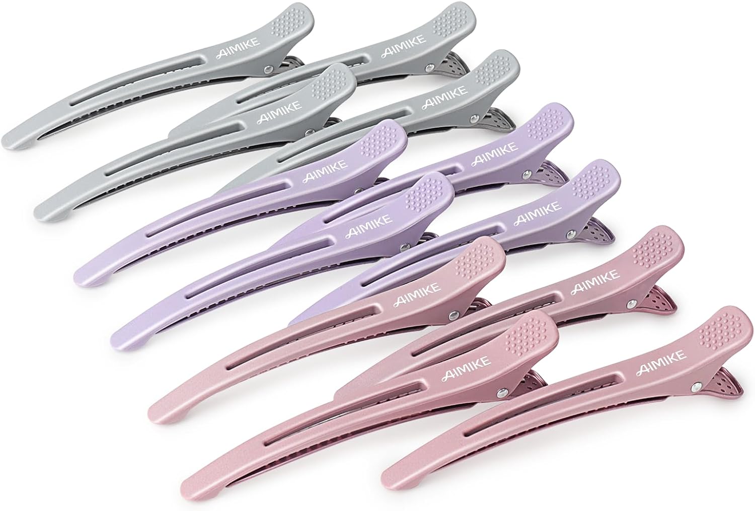AIMIKE - pince cheveux Morandi - lot de 12 - antidérapantes, sans trace