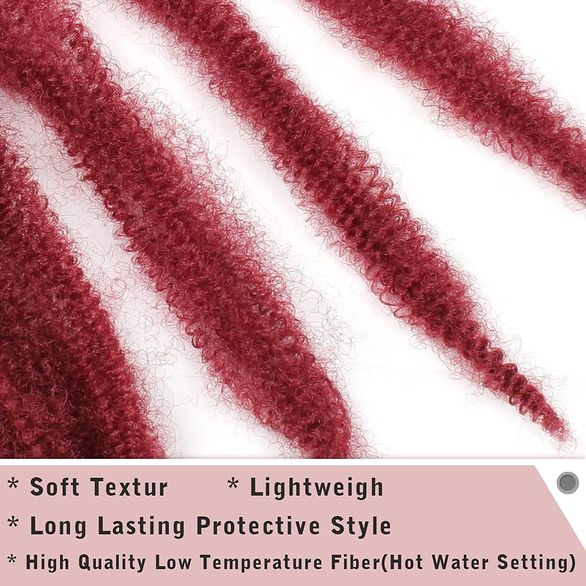 Xtrend - extensions crochet afro torsadées 50cm synthétiques - 8 mèches - BUG#