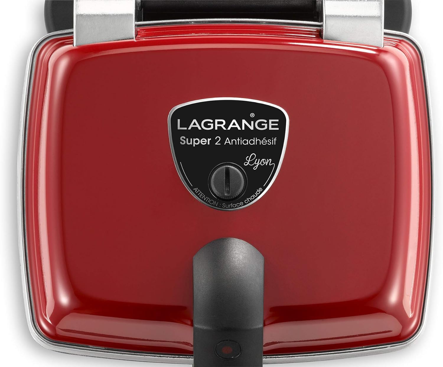 LAGRANGE - Super2 - gaufrier réversible 1000W, plaques amovibles, 039452