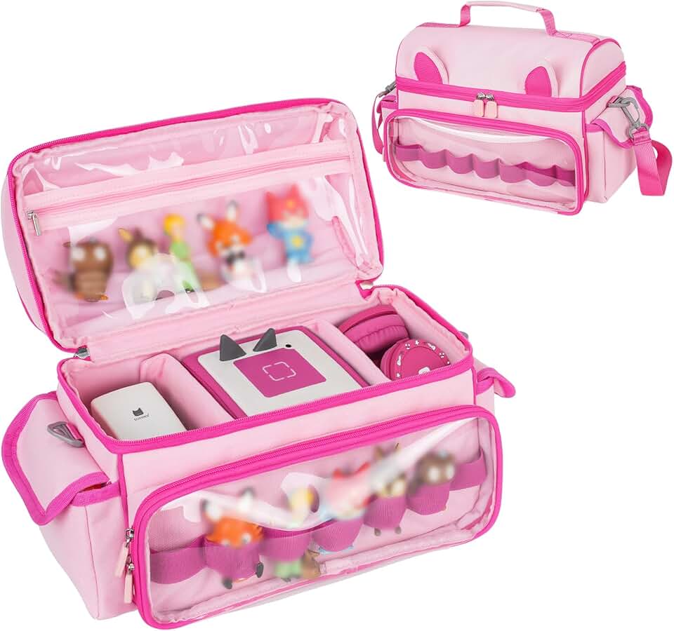 Étui de transport - compatible Toniebox 1/2 - rangement personnages et accessoires - compact, résistant