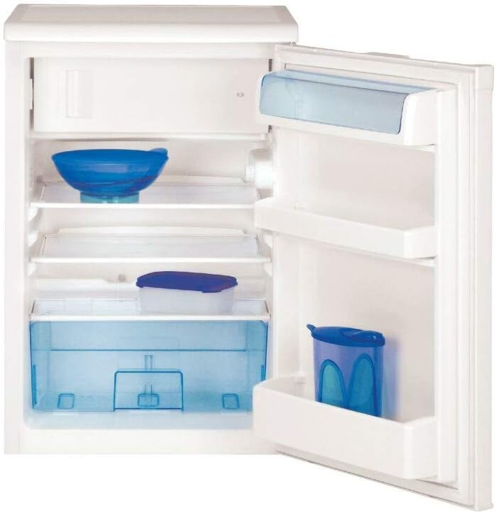 Beko - réfrigérateur table top - compact 114L, MinFrost, porte réversible - TSE1284N