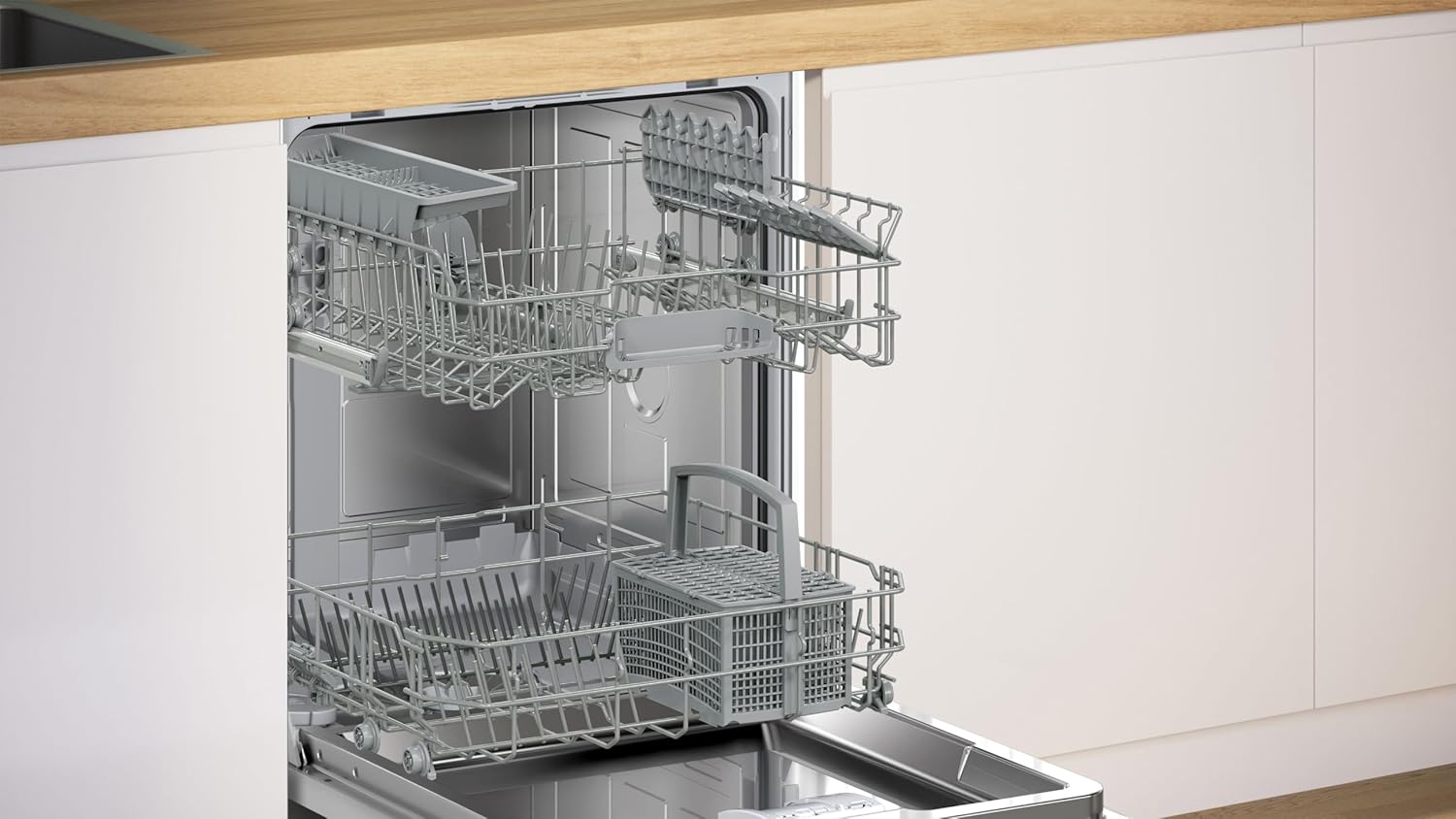 Bosch - lave-vaisselle Série 2 60 cm encastrable silencieux SMV2HTX02E