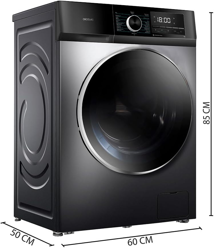 Cecotec - 7 kg - frontal,1400 tr/min, 16 programmes