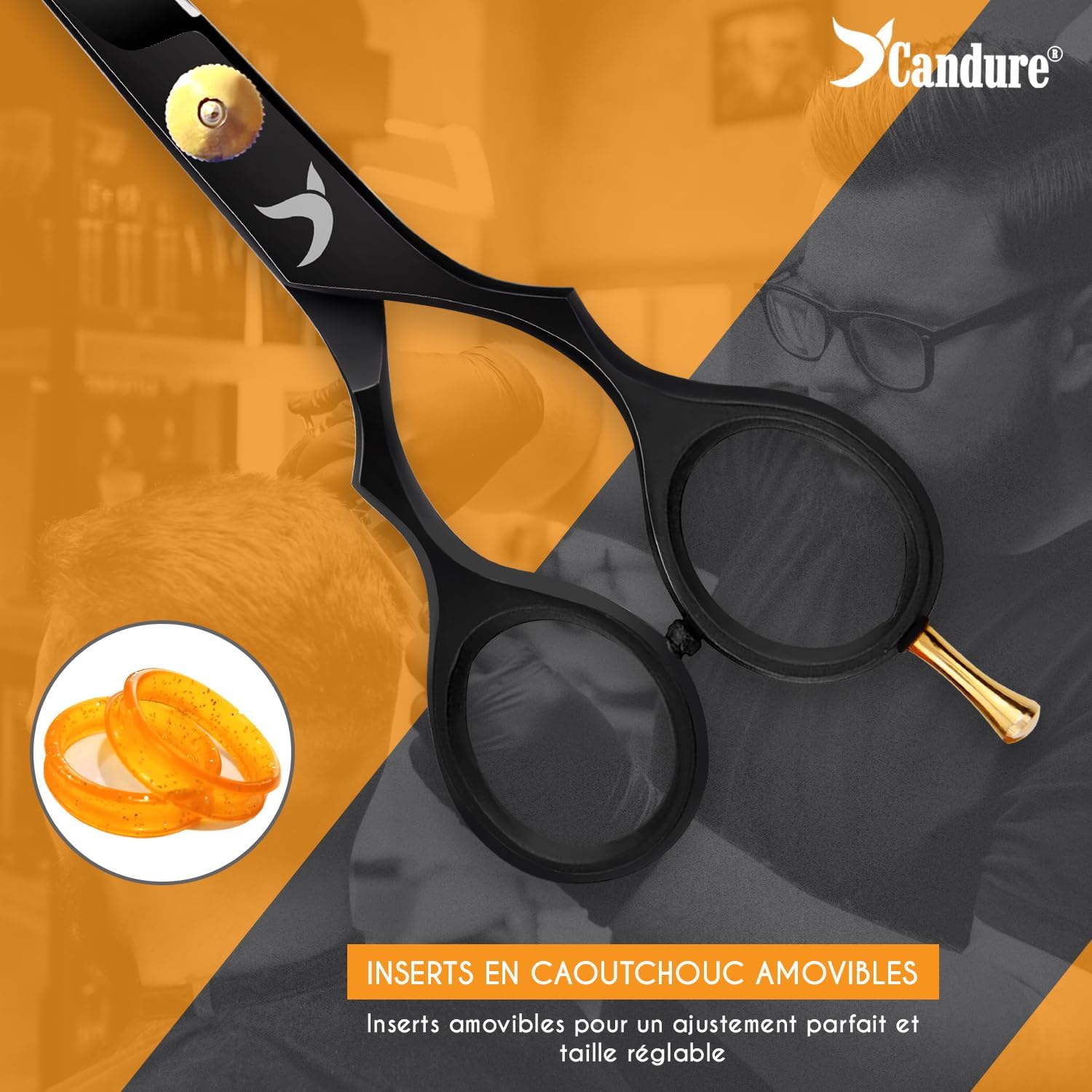 Candure - Ciseaux Coiffure 6.5