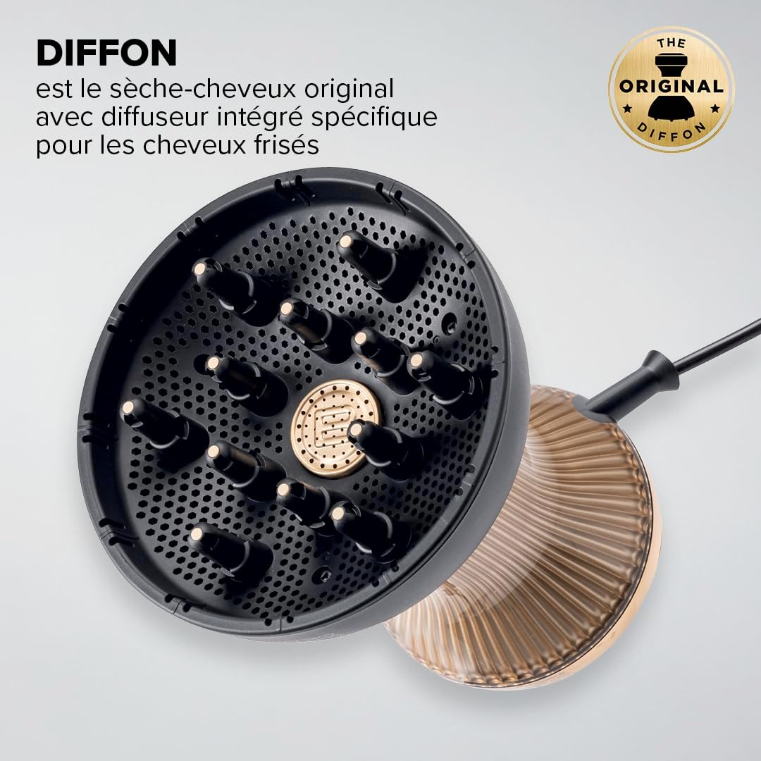 Bellissima - Diffon Supreme XL - diffuseur céramique - 2 vitesses, 3 températures, séchage ionique doux