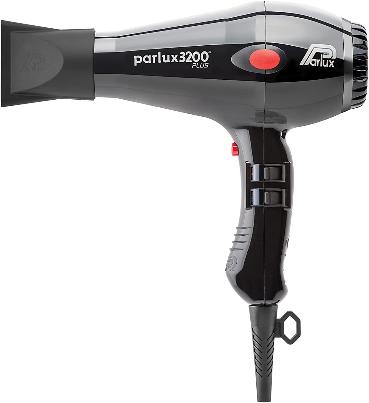 Parlux - 3200 Plus - compact - 1900W, technologie ionique noire