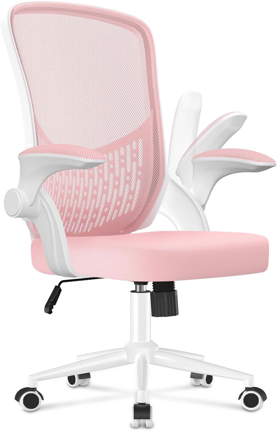 naspaluro - chaise de bureau ergonomique - accoudoirs réversibles, soutien lombaire, hauteur réglable, maille respirante