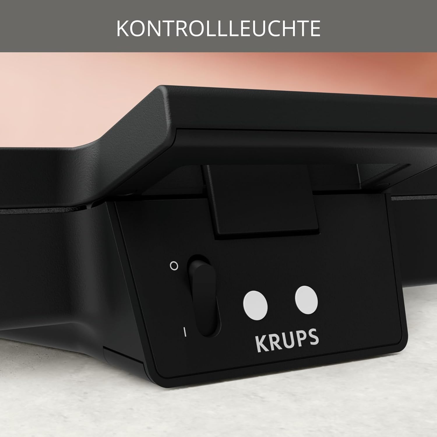 Krups - FDK 451 - plaques 25x12 cm - 850W, noir, FDK451