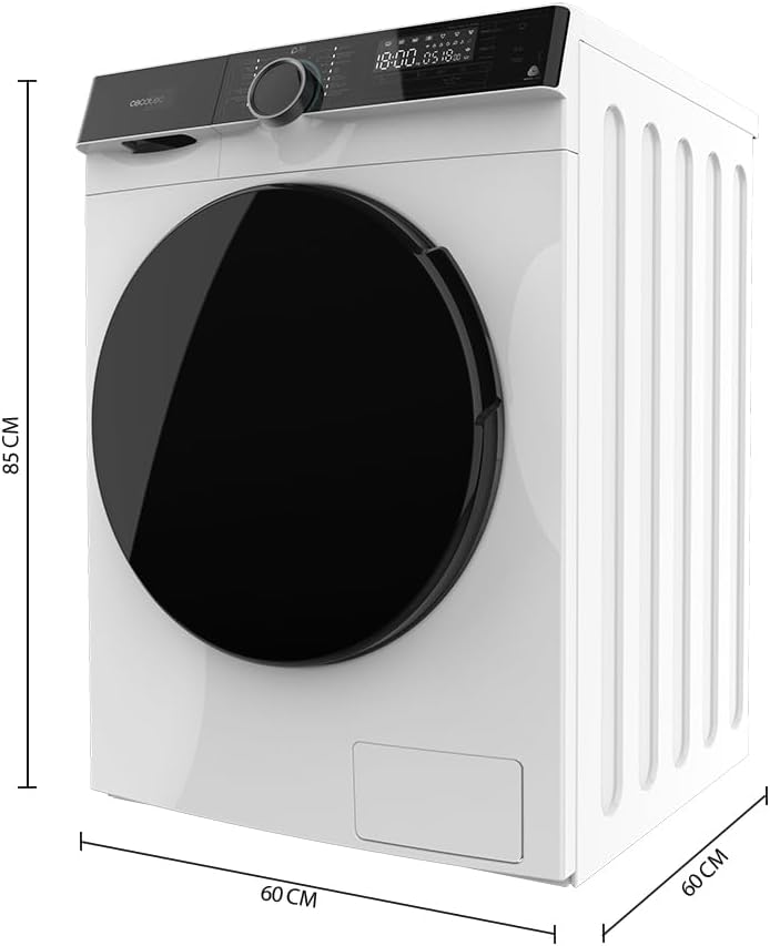 Cecotec - - 12 kg, 1400 tr/min, 2000 W, 14 programmes