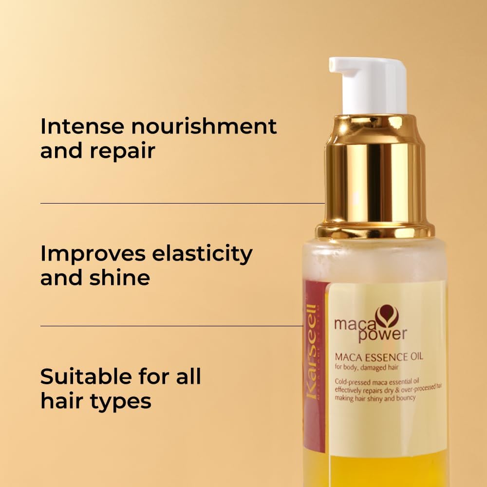 Karseell - Collagen Masque & Huile Cheveux - 500ml+50ml - réparateur cheveux secs et abîmés