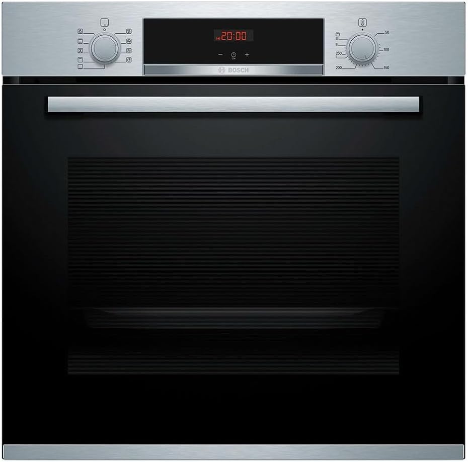 Bosch - Four encastrable Série 4 - 60x60 cm - aqualisis, commandes escamotables - HBA512ES0
